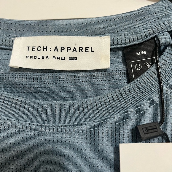 NWT Projek Raw Tech Apparel Medium Stretch Quick Dry Pattern TShirt - Picture 4 of 8